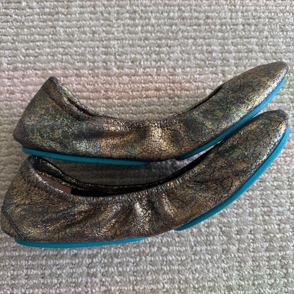Tieks Leather Ballet Flats in Starstruck Size 7 - Retails $275 - Picture 3 of 5
